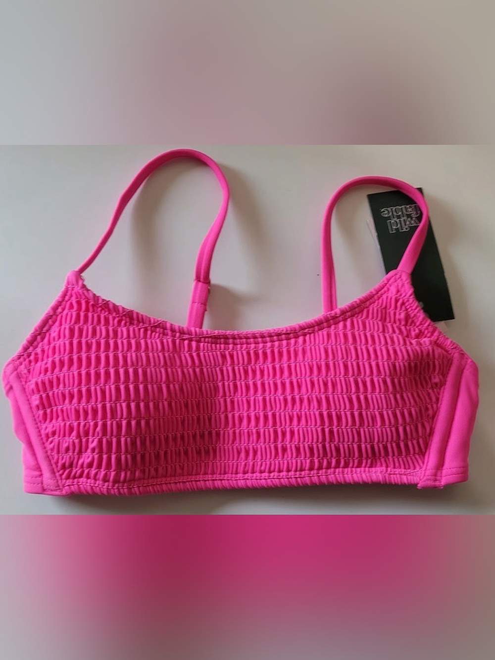 Wild Fable Hot Pink Bikini Top
